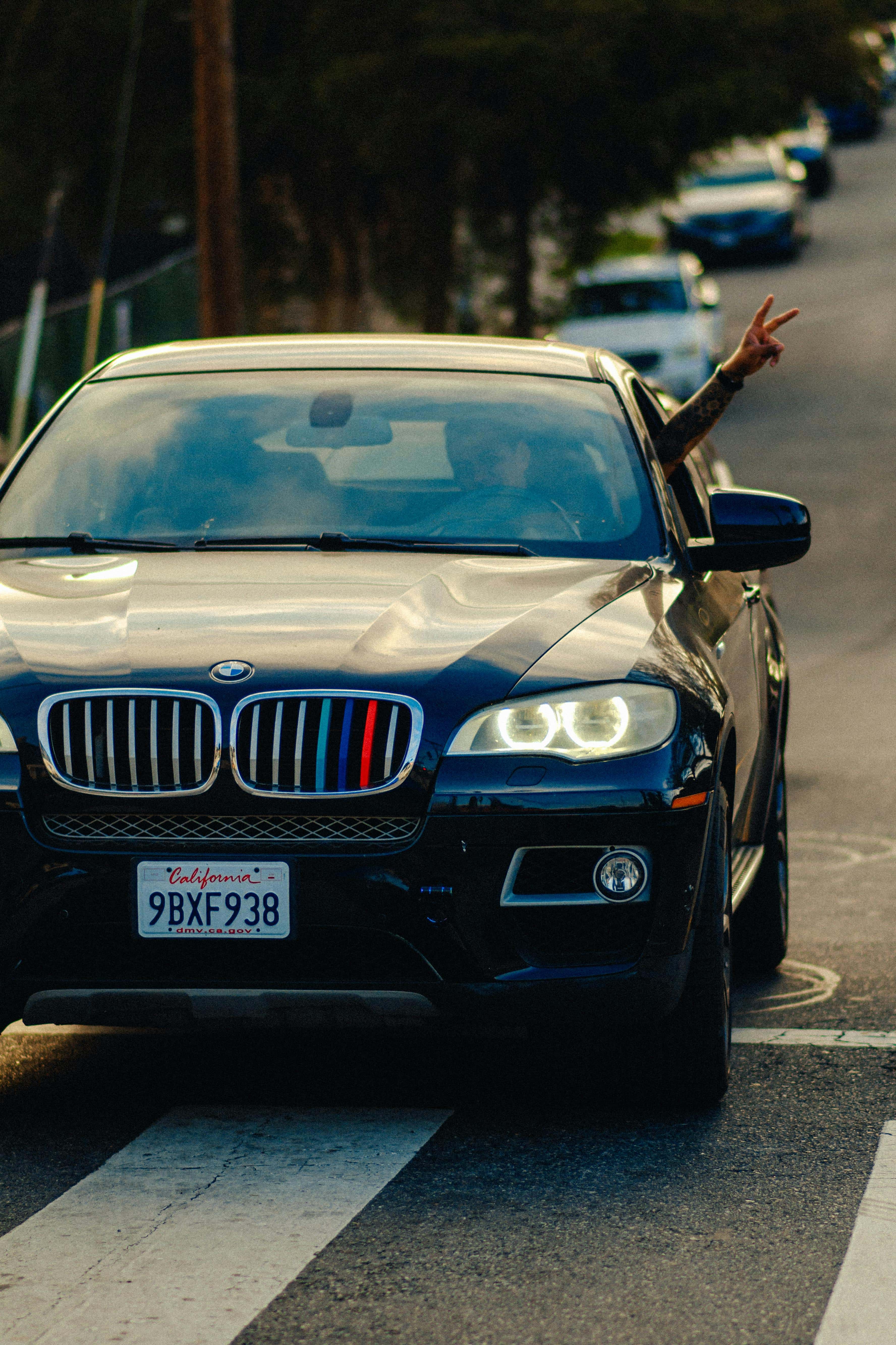 2026 BMW X5 parallel parked in Manhattan – parking aids and dimensions making tight NYC spots manageable